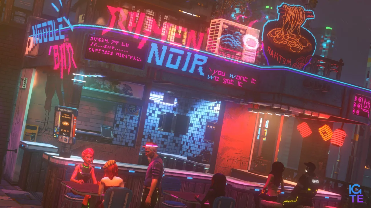 У Nivalis Nights показали другий день життя кіберпанкового нудл-бару Ramen Noir