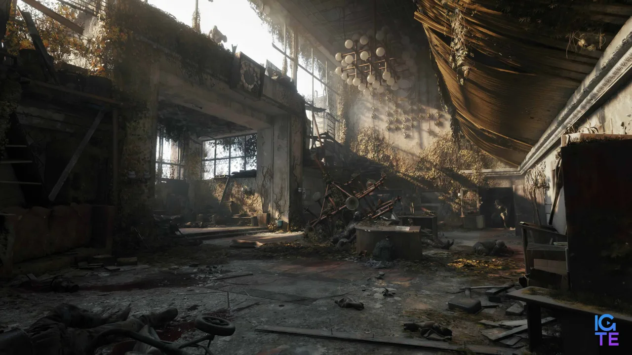 Ruined station.
