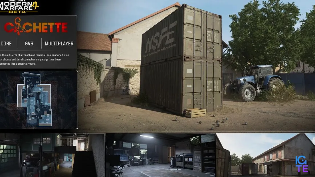 Call of Duty MW4 Cachette map from the beta
