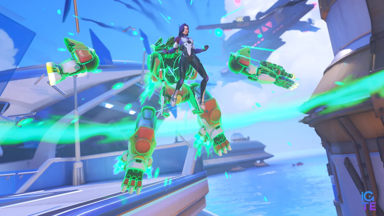Промо-зображення нової героїні Overwatch 2 D.Mon