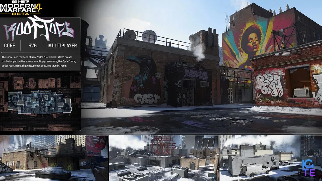 Call of Duty MW4 beta weekend map, Rooftops