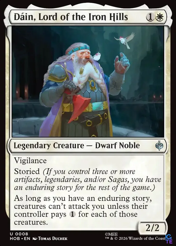 A card from The Hobbit set