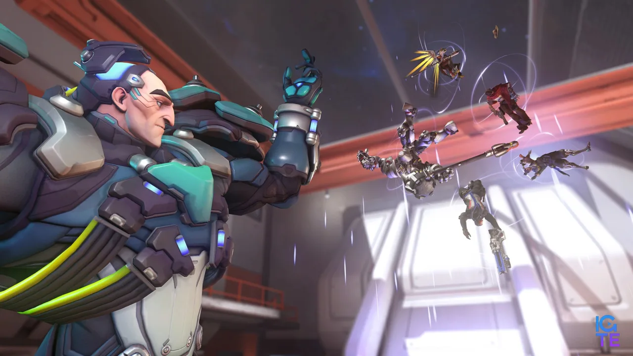 Скриншот Overwatch із персонажем Sigma.