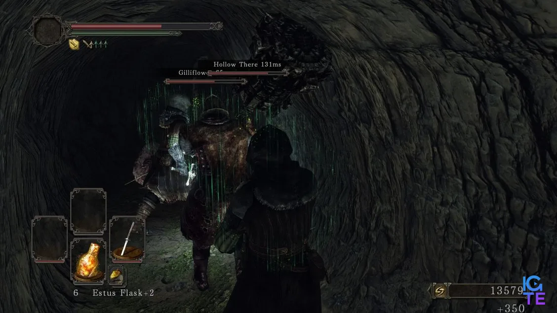 DS2 seamless co-op, characters bunched up in narrow passage