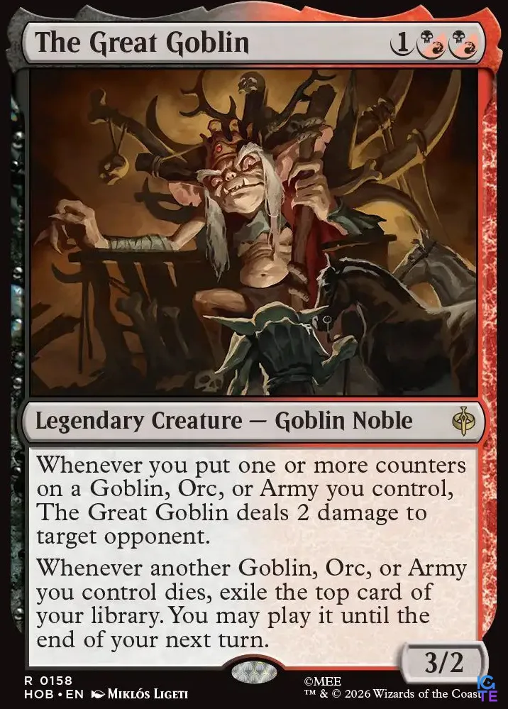 A card from The Hobbit set